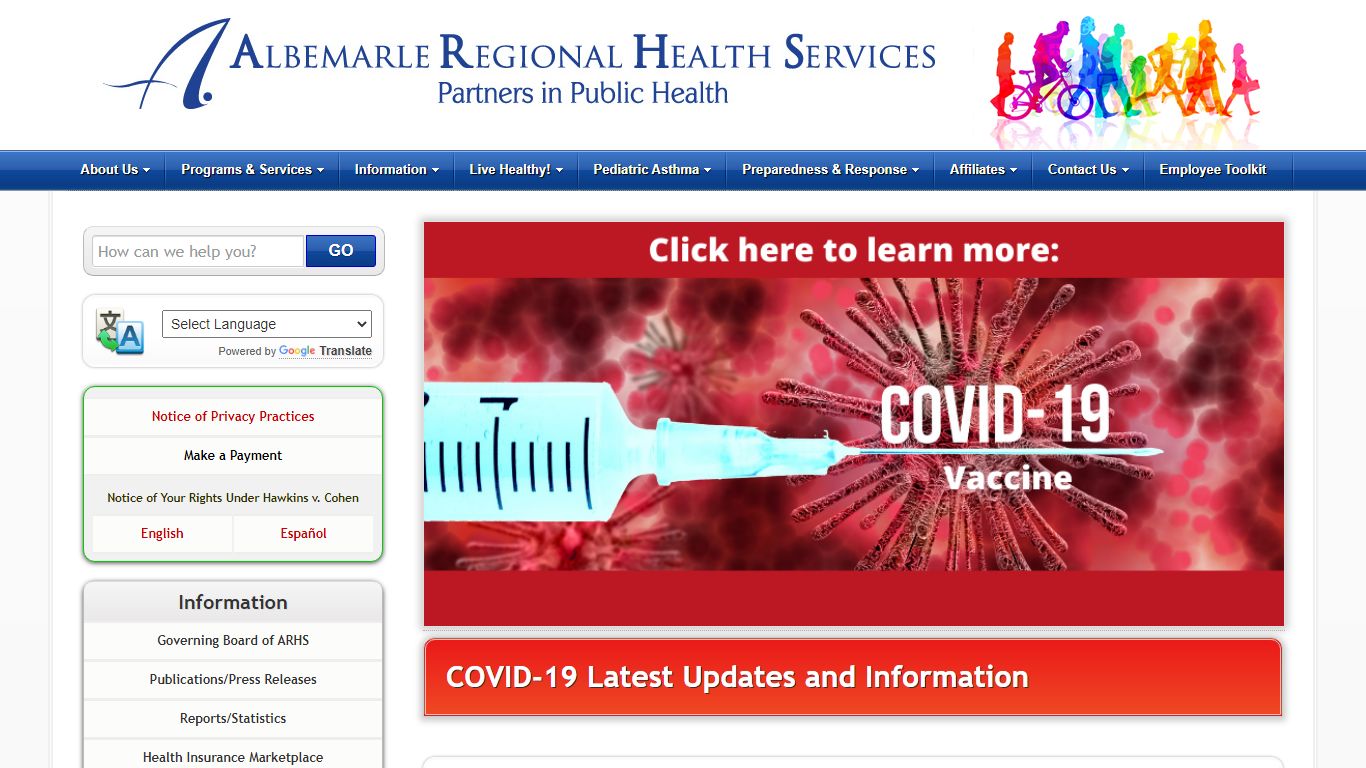 2019 Novel Coronavirus (COVID-19) | Albemarle Regional Health Services